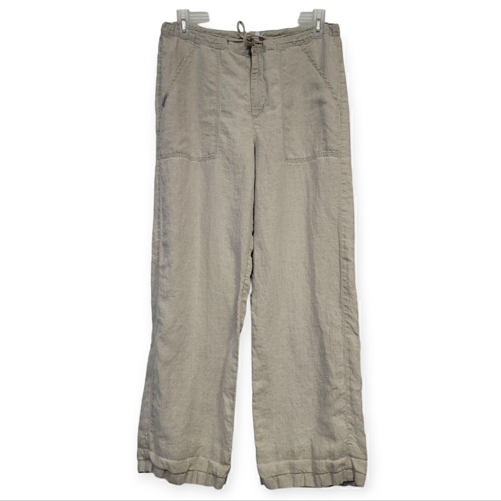 Calvin Klein 100% linen-lin pants, large